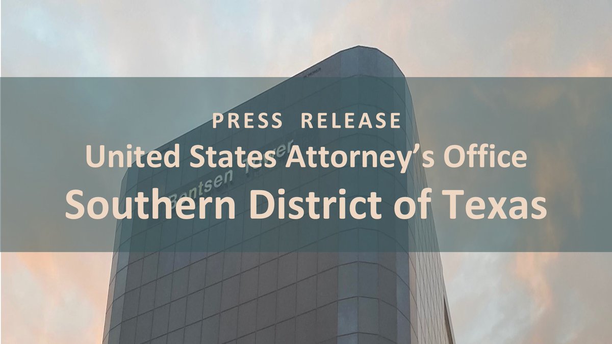 USAO_SDTX's tweet image. Mexican national sentenced to over 11 years for importing nearly $8 million in methamphetamine
#McAllen
justice.gov/usao-sdtx/pr/m…