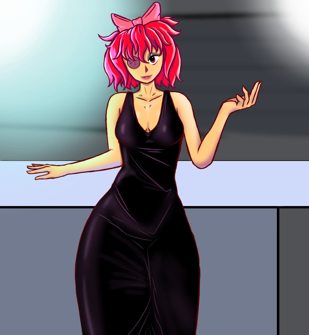 Very very very late but i decided to Do my own take on Ragatha Black dress