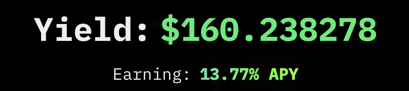 afoxinweb3's tweet image. Earning 13.77% APY right now on @yieldseekerxyz
Super comfy right now 😌😌