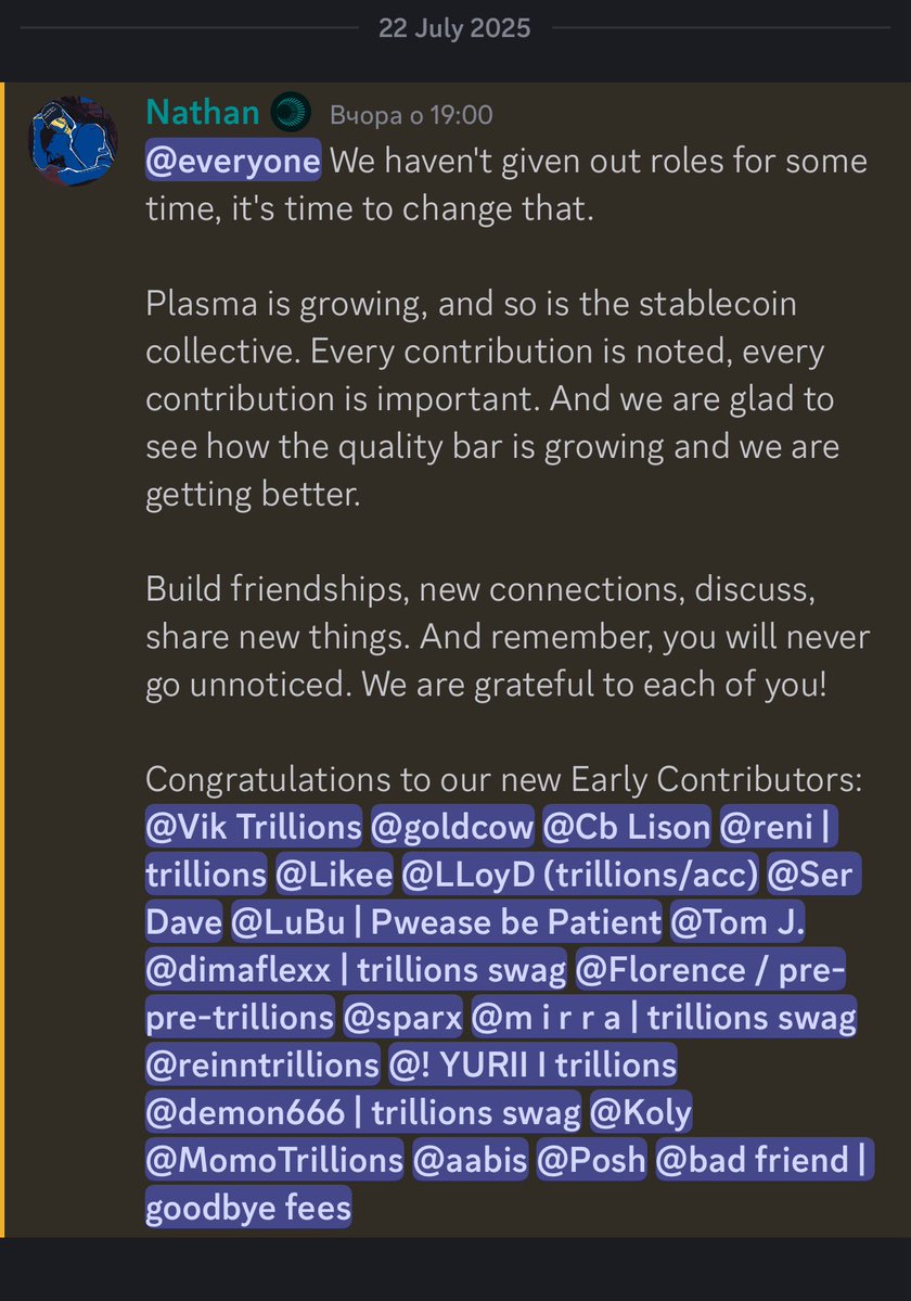 CrpBase's tweet image. Plasma community lvl up