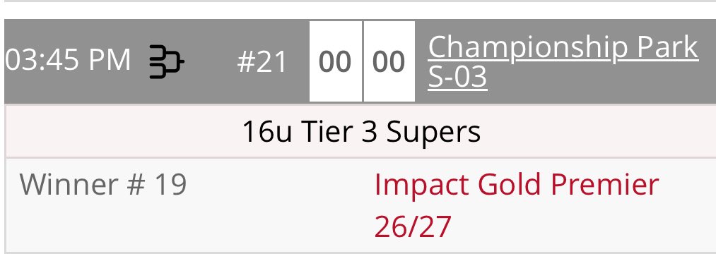 Coach Jared Schultz (@jschultz55) on Twitter photo <a href="/MadilynSchultz9/">Madilyn_Schultz99</a> & <a href="/IG_Premier2627/">Impact Gold Premier 2627</a> battle today out in Kokomo, but come up short 3-1!!
$ came in and ran late in game to help the cause!
Tomorrow is a NEW DAY!!
Time to SHINE!!
<a href="/ELP_Pitching/">Elite Level Pitching</a> <a href="/sloanwalker1/">sloan walker</a> <a href="/TheMothersh1p/">Klein High School Recruiting</a> <a href="/KleinSoftball/">Klein High Softball</a> <a href="/Randy_Ocho_Cero/">Randy Segura</a>
#Mad$
#LFG <a href="/MadilynSchultz9/">Madilyn_Schultz99</a> & <a href="/IG_Premier2627/">Impact Gold Premier 2627</a> battle today out in Kokomo, but come up short 3-1!!
$ came in and ran late in game to help the cause!
Tomorrow is a NEW DAY!!
Time to SHINE!!
<a href="/ELP_Pitching/">Elite Level Pitching</a> <a href="/sloanwalker1/">sloan walker</a> <a href="/TheMothersh1p/">Klein High School Recruiting</a> <a href="/KleinSoftball/">Klein High Softball</a> <a href="/Randy_Ocho_Cero/">Randy Segura</a>
#Mad$
#LFG