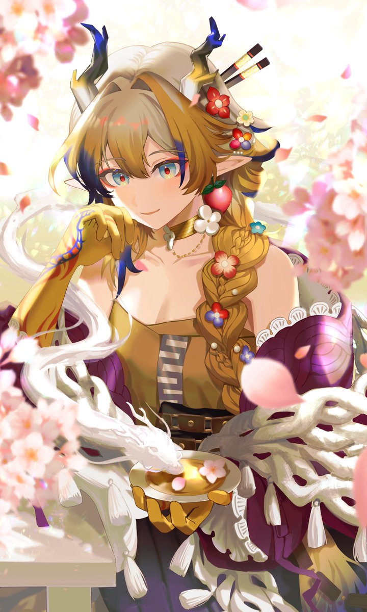 Zoe_work's tweet image. #アークナイツ 
#Arknights
シユウのこのコーデすごくかわいかったので、いつか描いてみたかったから描けてとても満足でした！