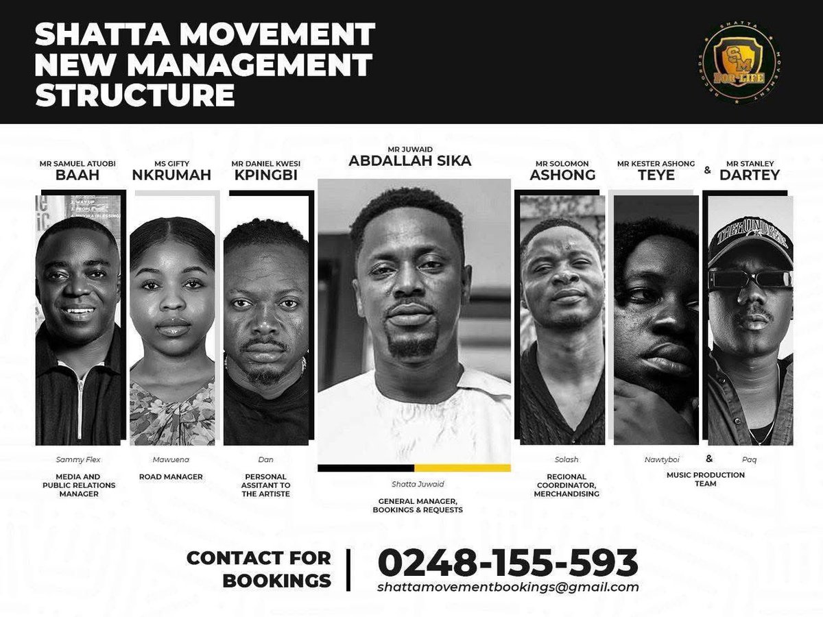 ShattaJu's tweet image. New management Shatta movement 
🤘🏾🤘🏾🤘🏾🔥🔥🔥🔥🔥