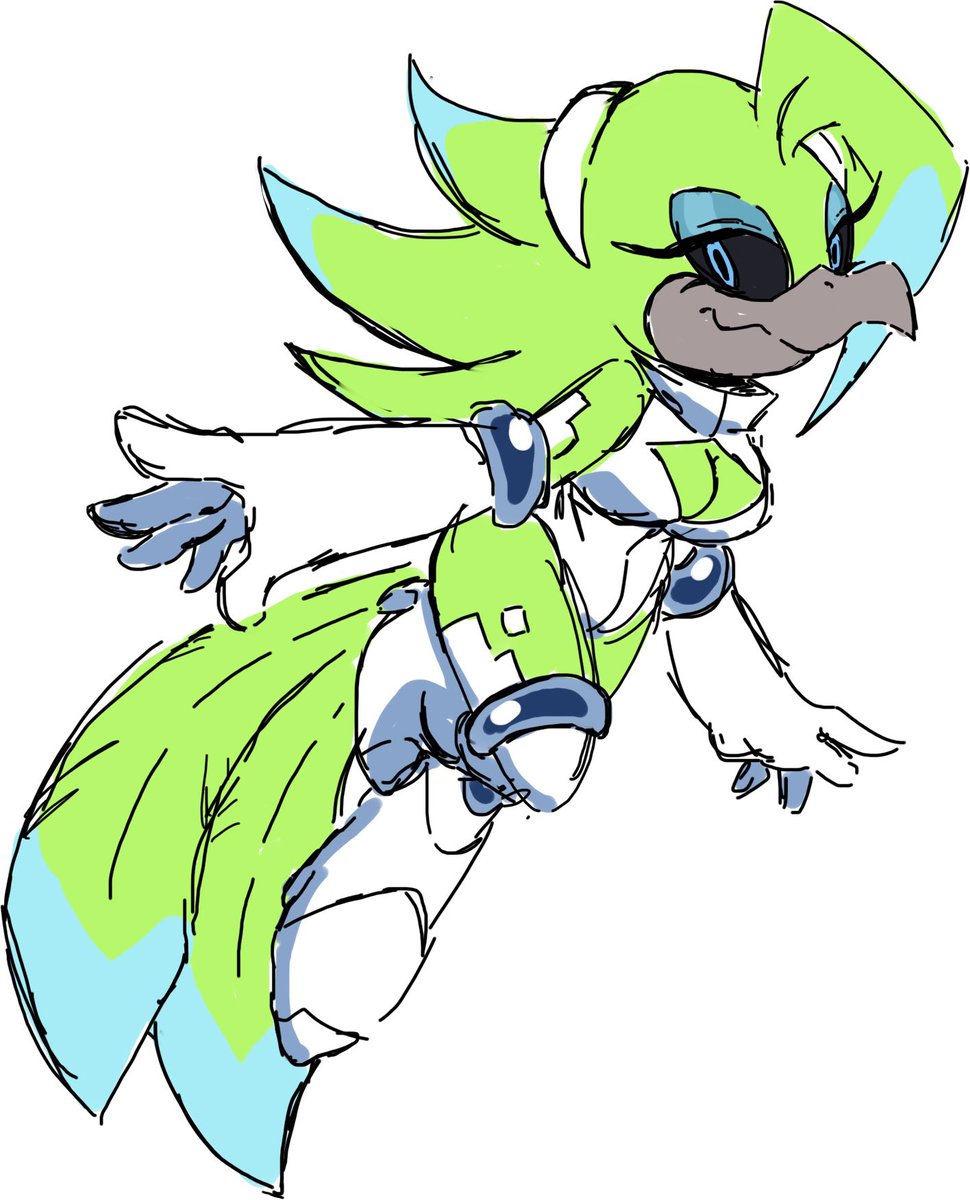 ChristheHedge's tweet image. Might as well join the trend but this time with my other oc.