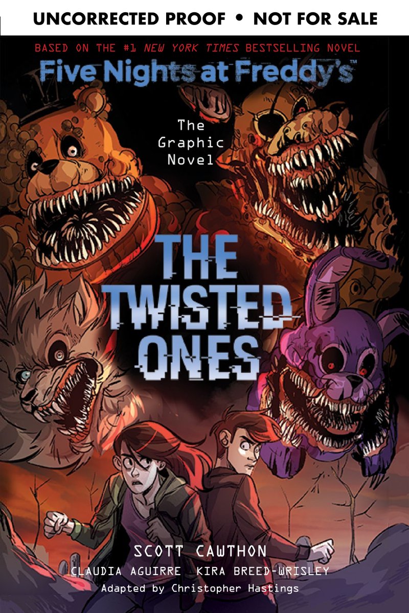 GotyRase268's tweet image. I am the person with the highest amount of FNaF Uncorrected Proof books, having 4 out of the 7 that exist