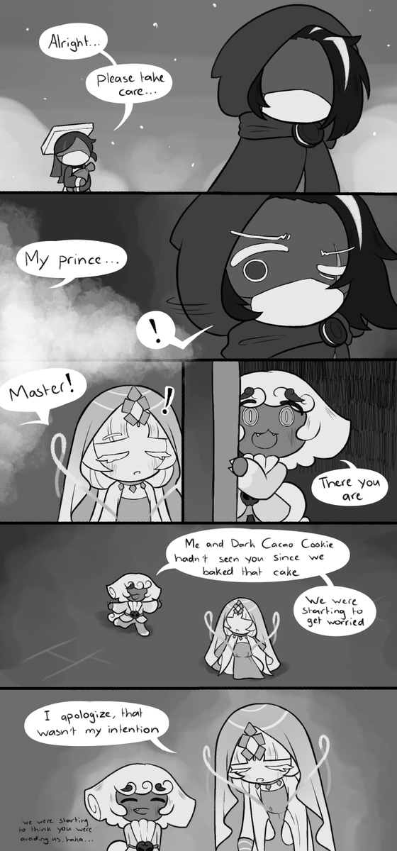 TheSparkledash's tweet image. Fallen ancients AU [Breaking Point page 3-4]

Mystic Flour: I totally don&apos;t care about Dark Cacao. Here, let me prove it by making a decision I definitely won&apos;t regret in like a minute

#cookierun #cookierunkingdom #mysticflourcookie #cloudhaetaecookie #darkchococookie