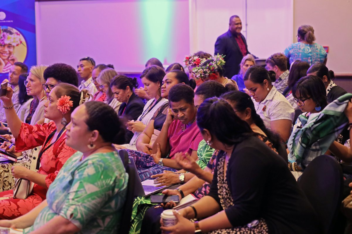 ForumSEC's tweet image. #PIFWLM2025
Ahead of the Pacific Islands Forum Women Leaders Meeting, Ministers gathered for a “Ocean of Peace Talanoa Weaving together Gender Equality & Women, Peace and Security”
Panellists included PIFWLM Chair and Minister for Internal Affairs in Tonga, Hon. Sinaitakala…
