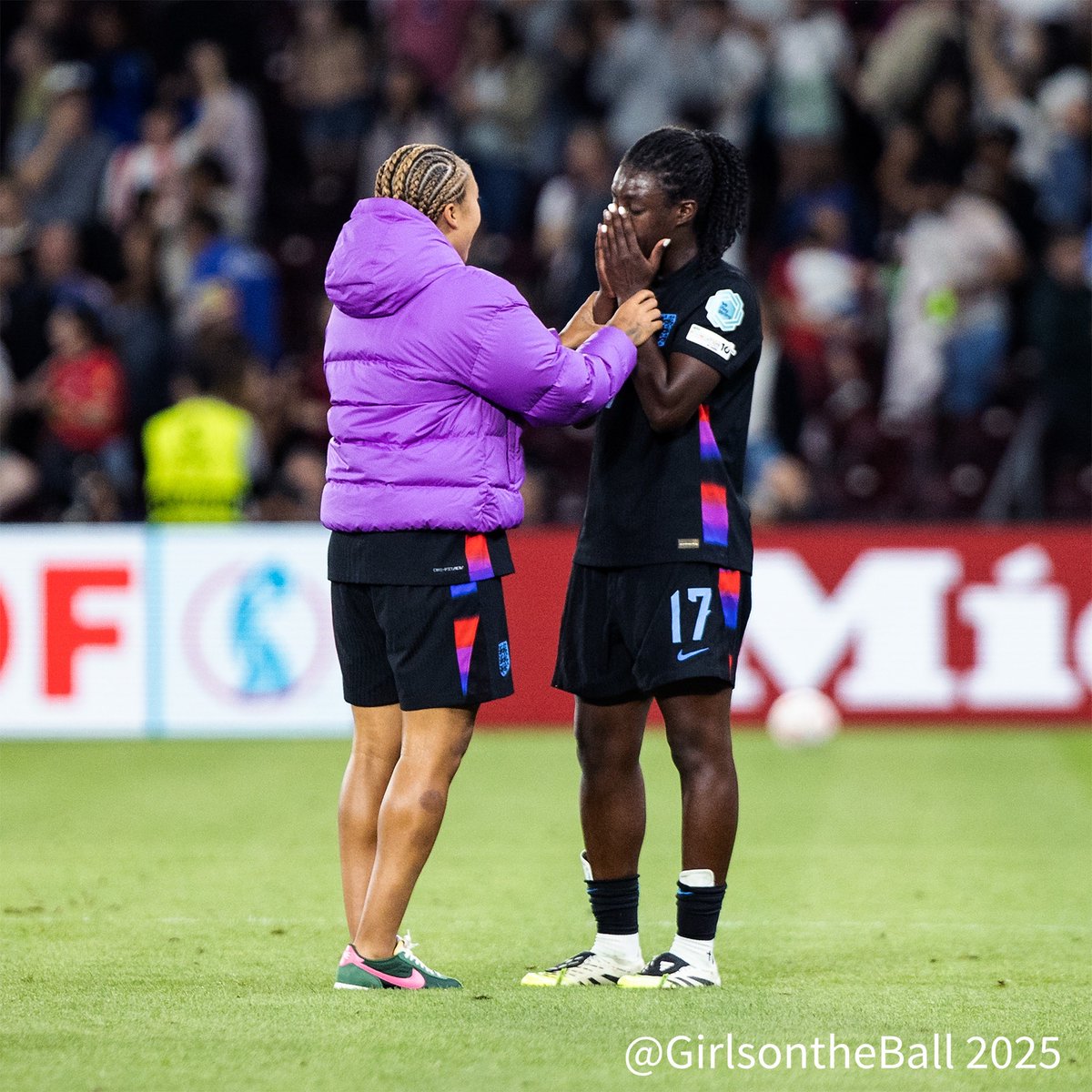 GirlsontheBall's tweet image. 馃挮 See it. Be it. Believe it. 馃挮
3 goals in only 4 England appearances. Michelle Agyemang is the moment!
