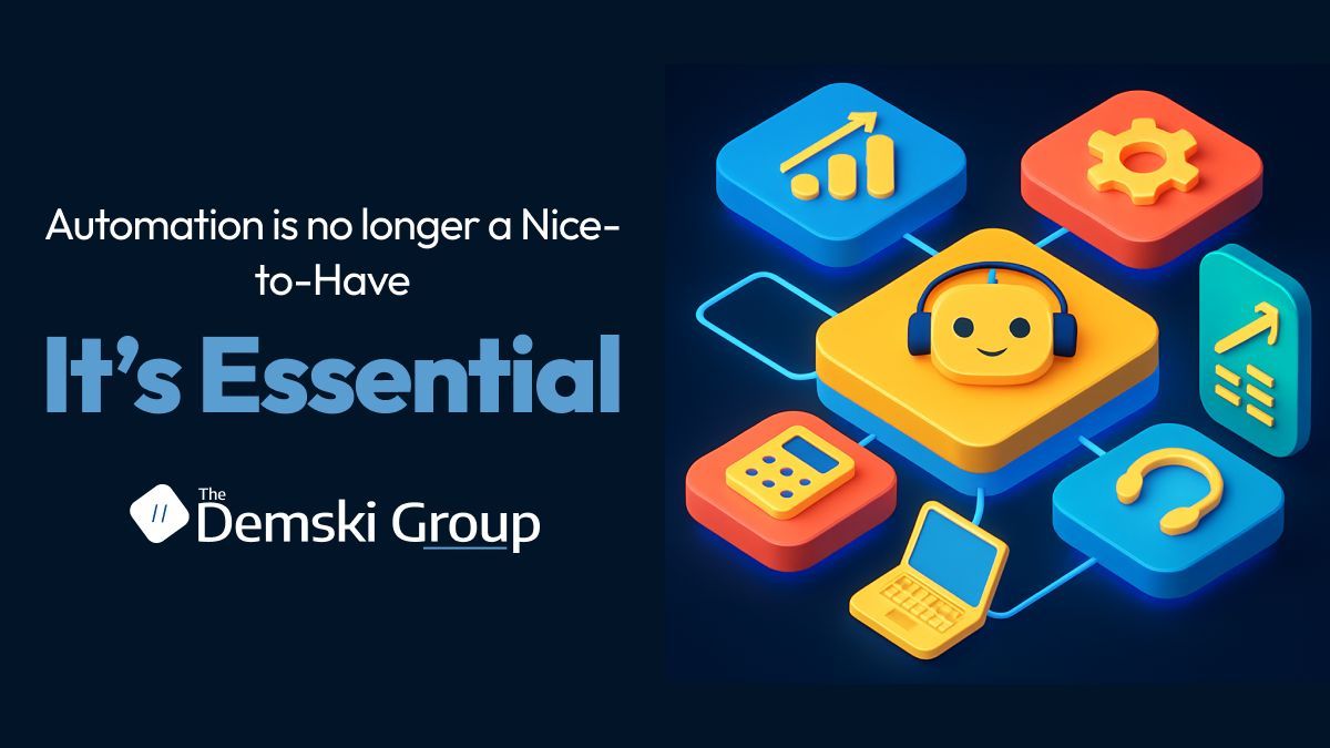 DemskiGroup's tweet image. In today’s business world, automation isn’t optional—it’s essential.

From cost savings to error reduction, automated systems give you a competitive edge. Custom software makes it all possible.

🔧 See why now is the time to automate:
demskigroup.com/how-custom-sof…

#AutomationFirst