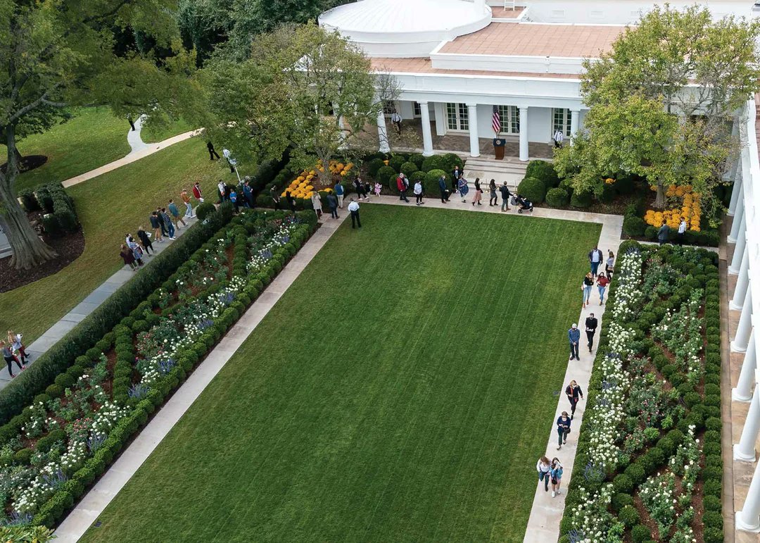 StatisticUrban's tweet image. The destruction of the White House Rose Garden is obviously minor in the grand scheme, but it still annoys me.