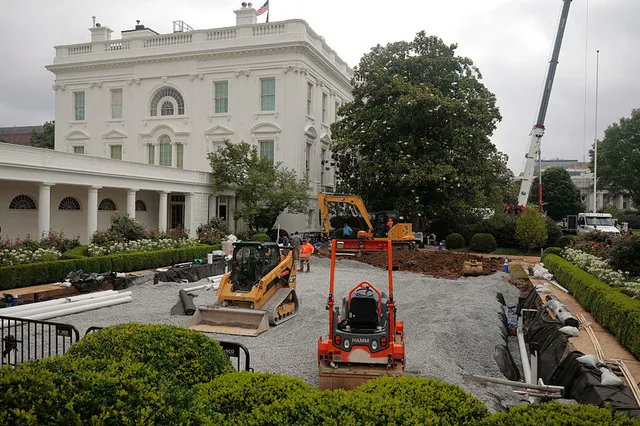 StatisticUrban's tweet image. The destruction of the White House Rose Garden is obviously minor in the grand scheme, but it still annoys me.