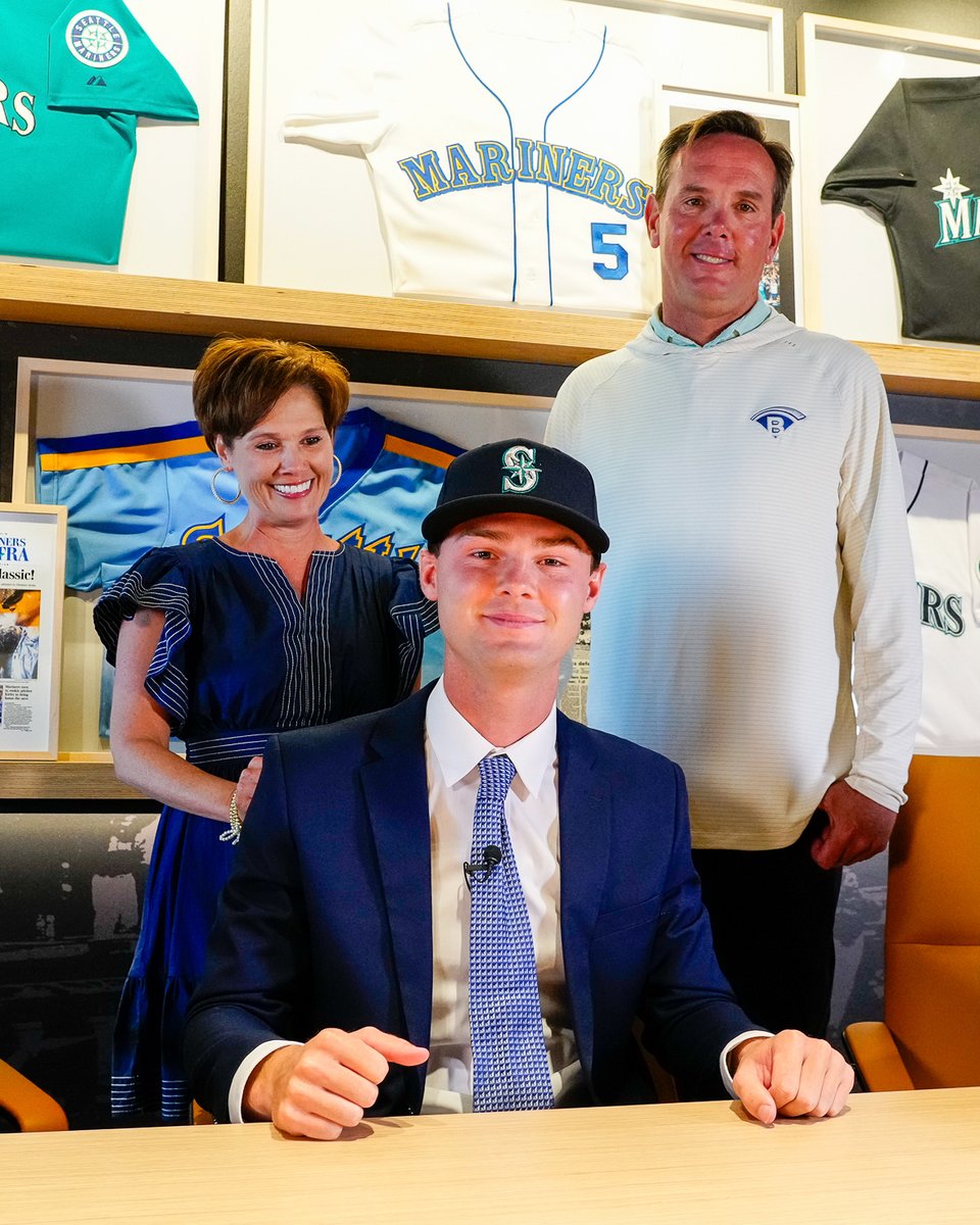Mariners's tweet image. Signed, sealed, delivered.
@KadeAnderson32 | #TridentsUp