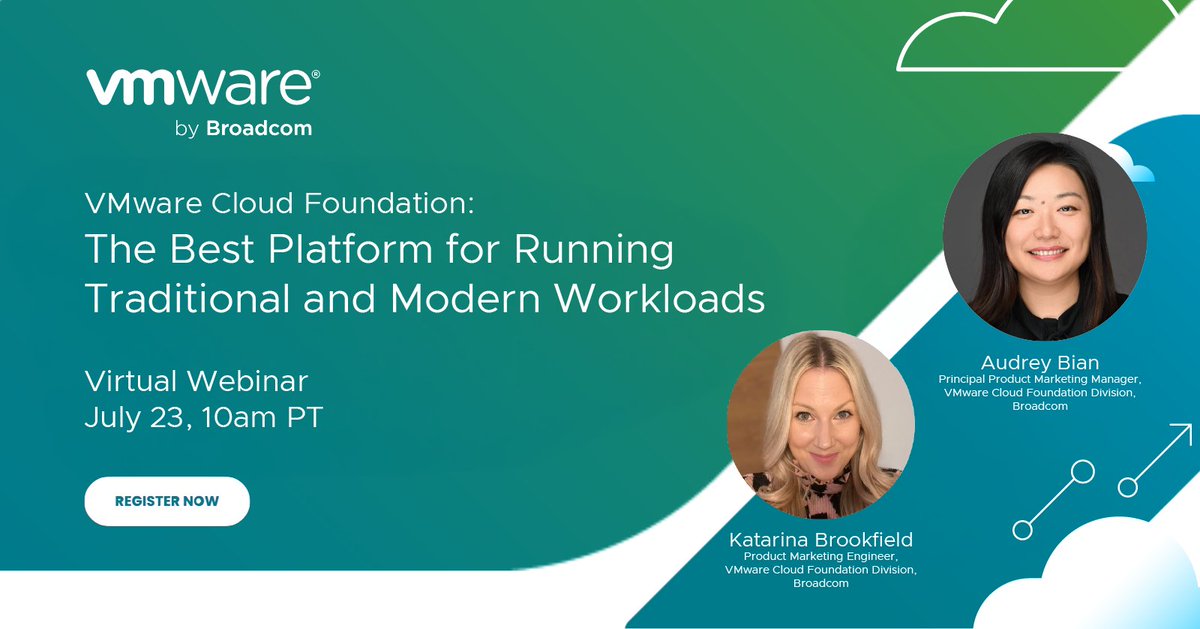 VMware Cloud Foundation 9.0 supports modern and traditional workloads while reducing TCO and simplifying operations. Join our very own Audrey Bian and Katarina Brookfield tomorrow to hear how. 

Register now: go-vmware.broadcom.com/vcf9-modernwor…
