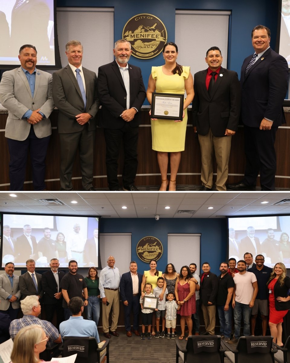 Our July Citizen of the Month is Katie Luna!

A new Menifee resident and Chamber CEO bringing fresh energy and vision!

From launching an ambassador program to adding 40+ new businesses last quarter, she’s already making big moves for our local economy.

Congratulations, Katie!