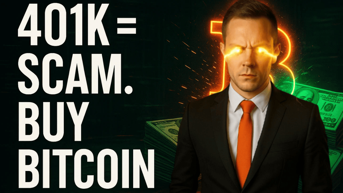 AdamBLiv's tweet image. YOUR 401k is a SCAM. BUY BITCOIN INSTEAD.
youtu.be/tccrBzfzrHw?si…
