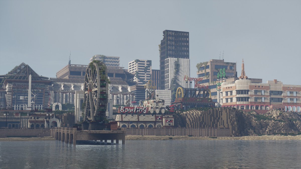 manofdutch's tweet image. Boardwalk - Minecraft