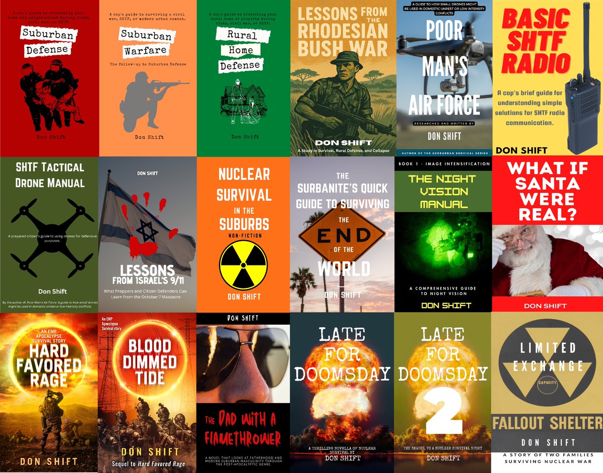 DonShift3's tweet image. New book line up, including the Rhodesian book. That's 18 books! amzn.to/3hb9z0V