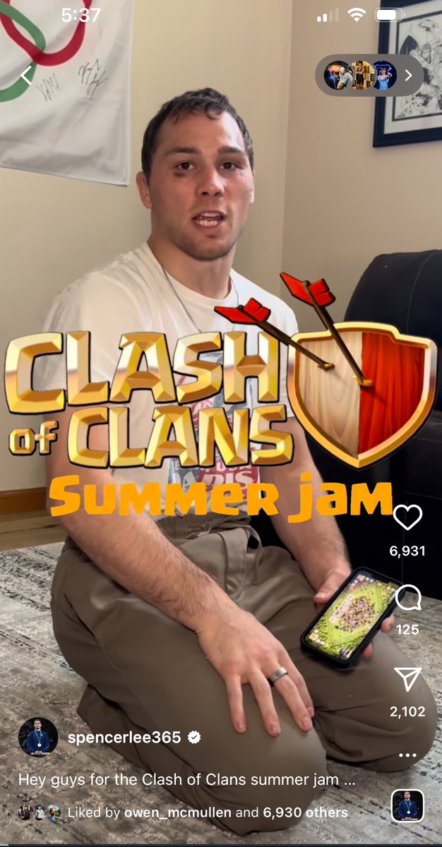 rossbchek's tweet image. Imagine getting tech smashed by Spencer and then finding out he also raided your Clash of Clans village