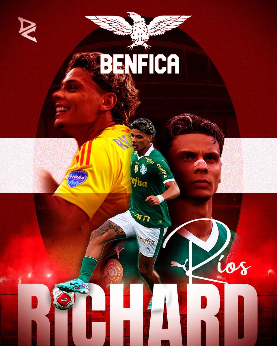 DeportColombia's tweet image. ¡OFICIAL 🚨! Richard Ríos es nuevo jugador del Benfica 🇨🇴
Richard firma contrato con el Benfica hasta el 2030, y llega comprado por €27 millones de euros. Tiene una cláusula de recesión de €100 millones de euros.
Jugará la Champions League 😮💨. ¡Vamos con toda 💛💛💙❤️🔥!