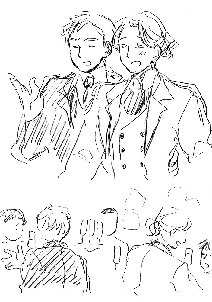 linlilalin's tweet image. 片想い🍷さん（アサフラ）71
らくがき