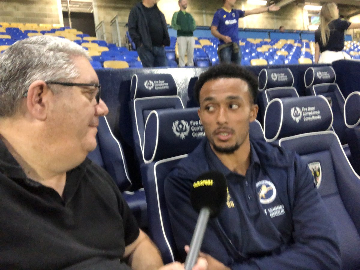 BroadcastMoose's tweet image. LISTEN - after scoring in @MillwallFC pre-season friendly win at @AFCWimbledon, I spoke to Lions forward Femi Azeez