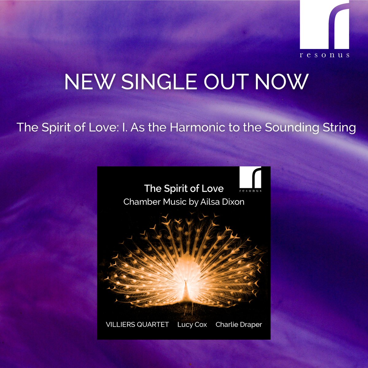 Resonus Classics (@resonusclassics) on Twitter photo The first single from <a href="/VilliersQuartet/">Villiers Quartet</a>'s forthcoming album of chamber music by British composer Ailsa Dixon is out now.
Listen on <a href="/AppleClassical/">Apple Music Classical</a> #applemusicclassical or wherever you get your music now
๐๐งorcd.co/nkl2eab The first single from <a href="/VilliersQuartet/">Villiers Quartet</a>'s forthcoming album of chamber music by British composer Ailsa Dixon is out now.
Listen on <a href="/AppleClassical/">Apple Music Classical</a> #applemusicclassical or wherever you get your music now
๐๐งorcd.co/nkl2eab