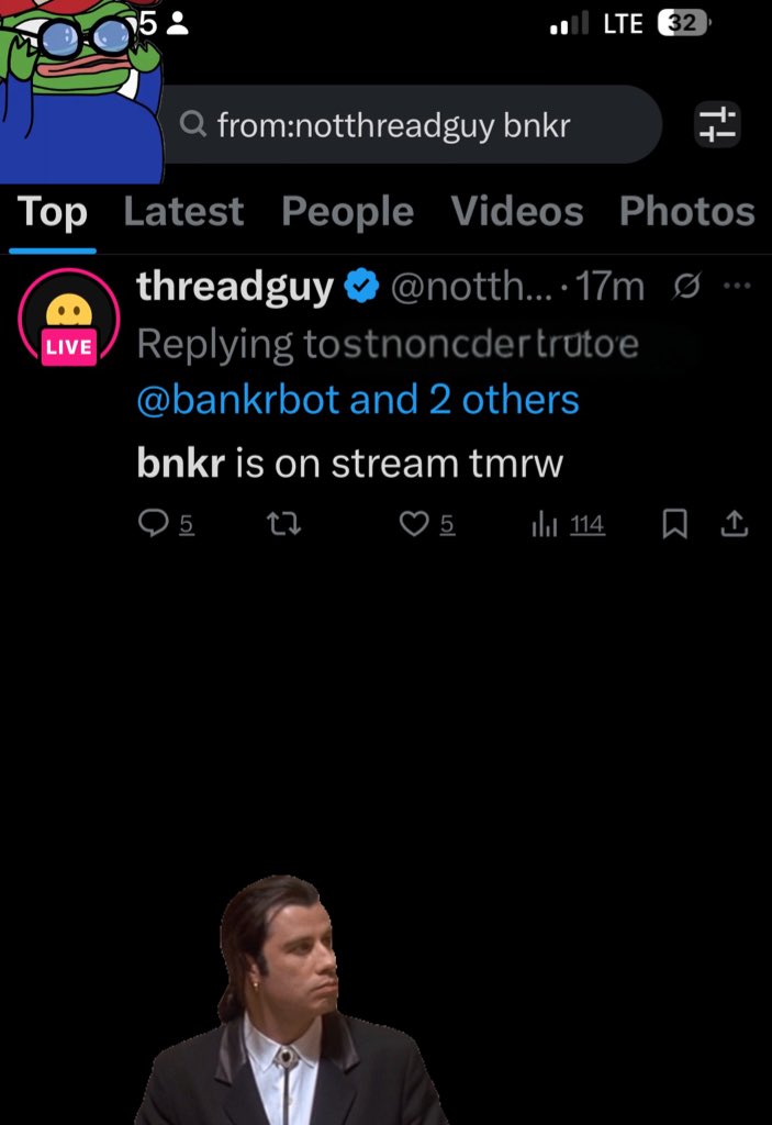 VIPERnftMFER's tweet image. Congratulations @notthreadguy
on his first post with the word $BNKR in it.
In it for the tech exemplified
@bankrbot on his stream tomorrow 📺-‘