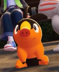 TepigGanda's tweet image. Somebody did capture the image of the Tepig sitting with the goofiest and cutest smile.