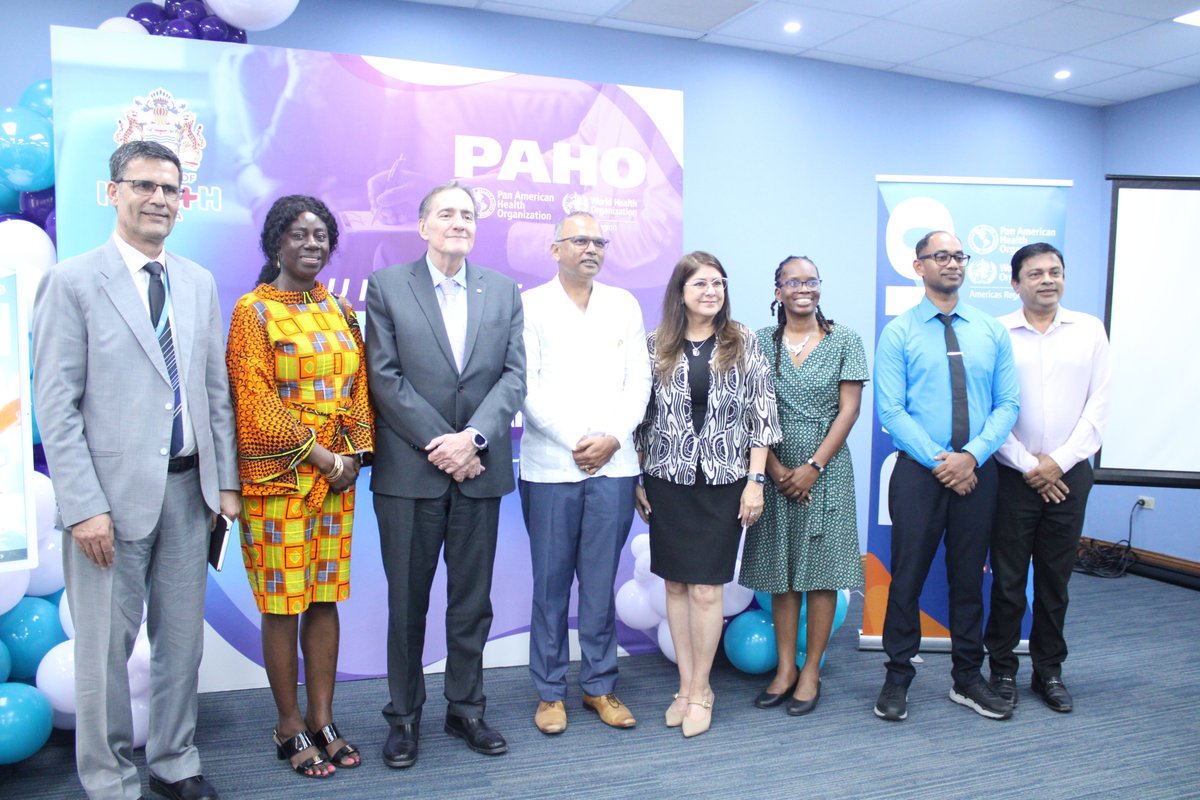 DirOPSPAHO's tweet image. Today I joined the Ministry of Health 🇬🇾 to launch Guyana’s National Suicide Surveillance System—a community-driven, user-friendly tool to enhance preventive measures and save lives. 👏
Kudos to #Guyana for prioritizing #MentalHealthMatters and #PublicHealthInnovation 🧠🌎