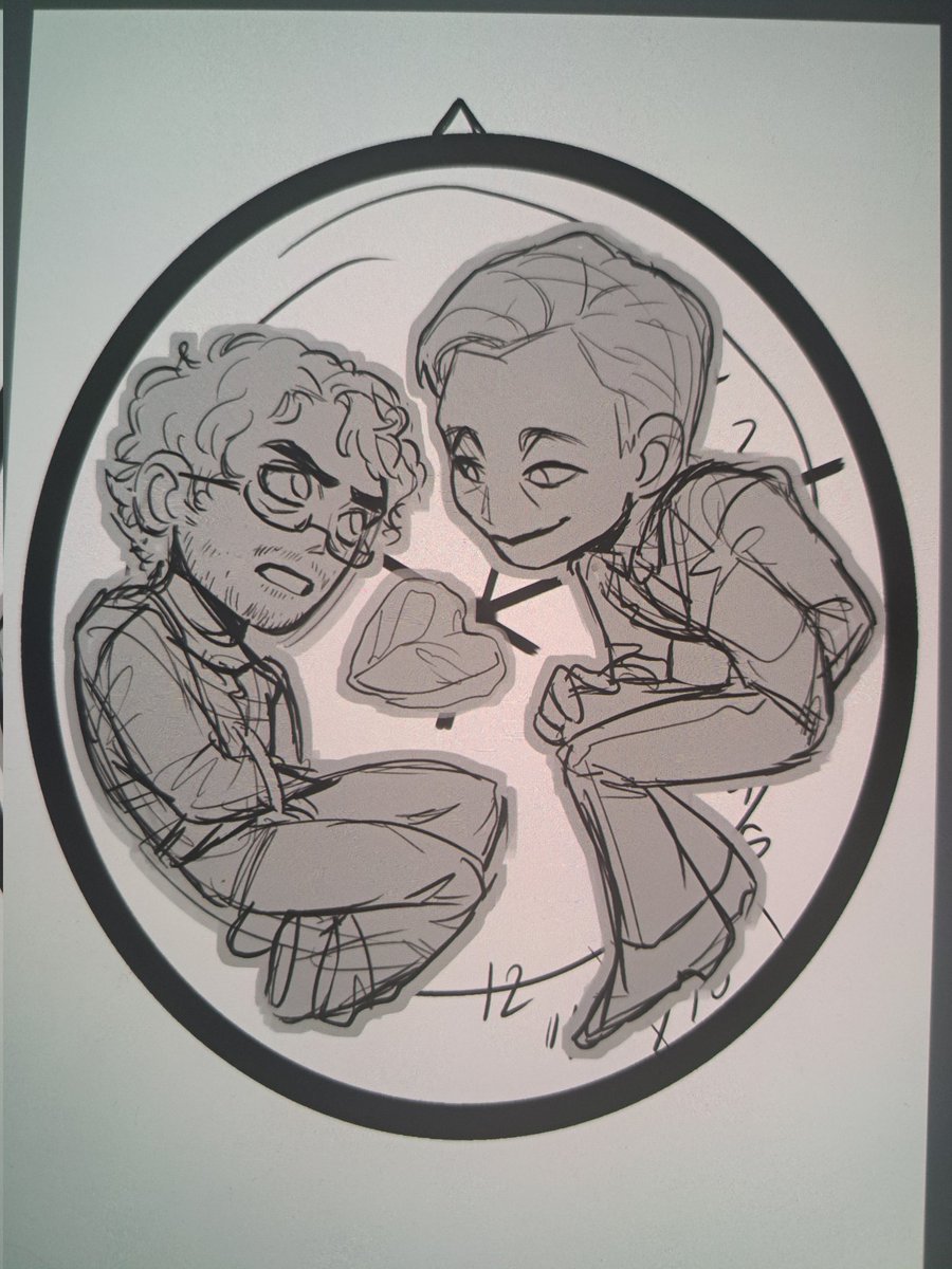 4lienbrainrot's tweet image. I'm sketching some shaker charms ideas and I'm trying to include most of the series I recently got back into.
So far we got: House MD, Outlast, Supernatural and Hannibal.
These are also fun practice for a more chibi style, I'm still trying to figure it out as I go ^^