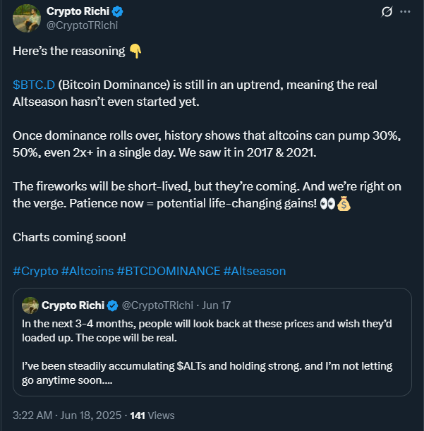 Crypto Richi tweet media