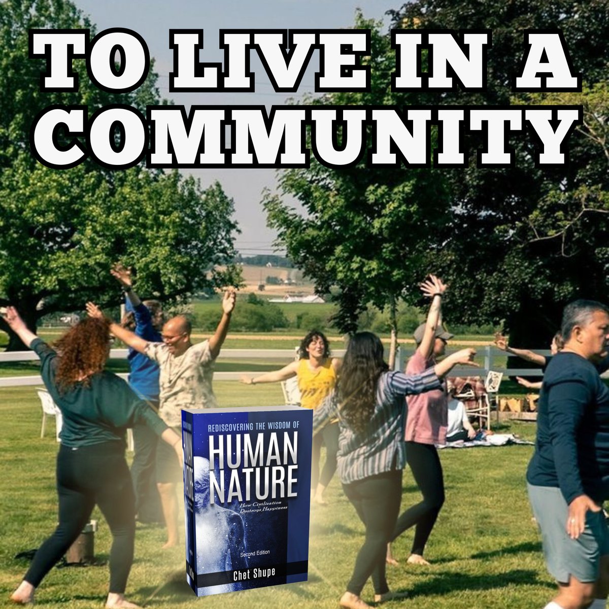 TwBookClub's tweet image. Civilization has taught us to numb, to rush, and to survive.
But you were meant to feel.
To live in a community. To love freely. To trust your inner knowing.
Read Chet Shupe's "Rediscovering the Wisdom of Human Nature" here:
forums.onlinebookclub.org/shelves/book.p…
Author: @valkyriechet