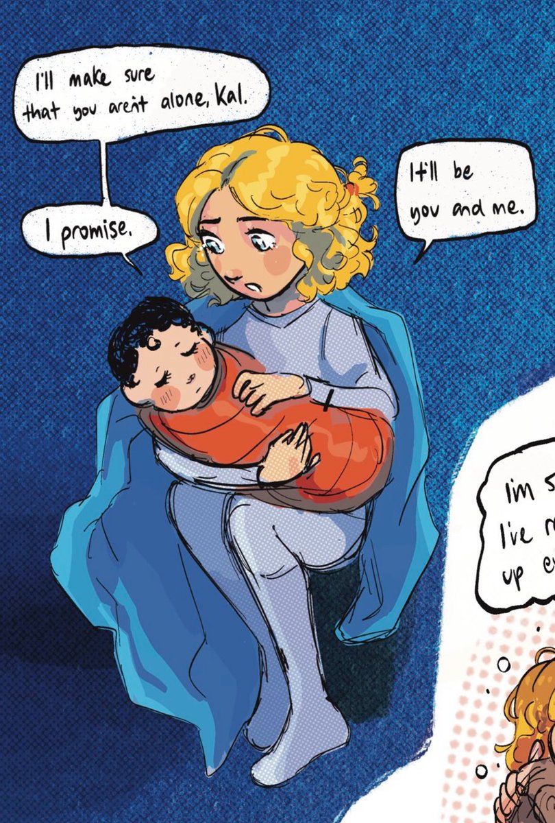 addahsbush's tweet image. tfw u cant let ur baby cousin know u love him more than life itself bc u gotta be the nonchalant and cool one #Superman2025 #supergirl