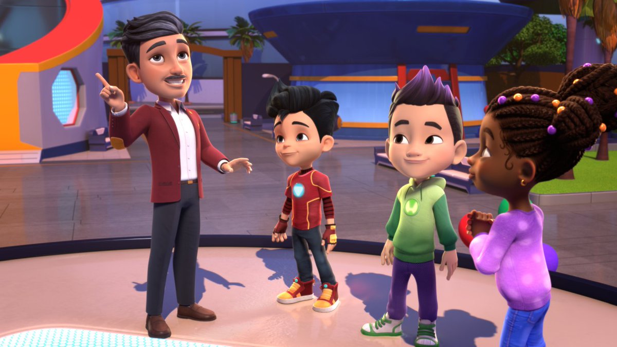 ANIMATIONWorld's tweet image. #Disney Reveals ‘Marvel’s Iron Man and His Awesome Friends’ Trailer: #preschoolanimation series premieres August 11 on Disney Jr., next day on Disney+; features the voices of John Stamos, Jessica Mendoza, Jackée Harry, and Stephen Tobolowsky. bit.ly/3GVuC4i…