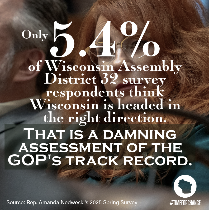 jnorcr's tweet image. When most survey respondents in #PleasantPrairie, #BristolWI, #SalemWI, #TwinLakes, #GenoaCity, and #Kenosha think #Wisconsin is headed in the wrong direction, that is a damning assessment of the Republican Party's track record in WI.
It's #timeforchange.
#StopMAGA #StopM4L