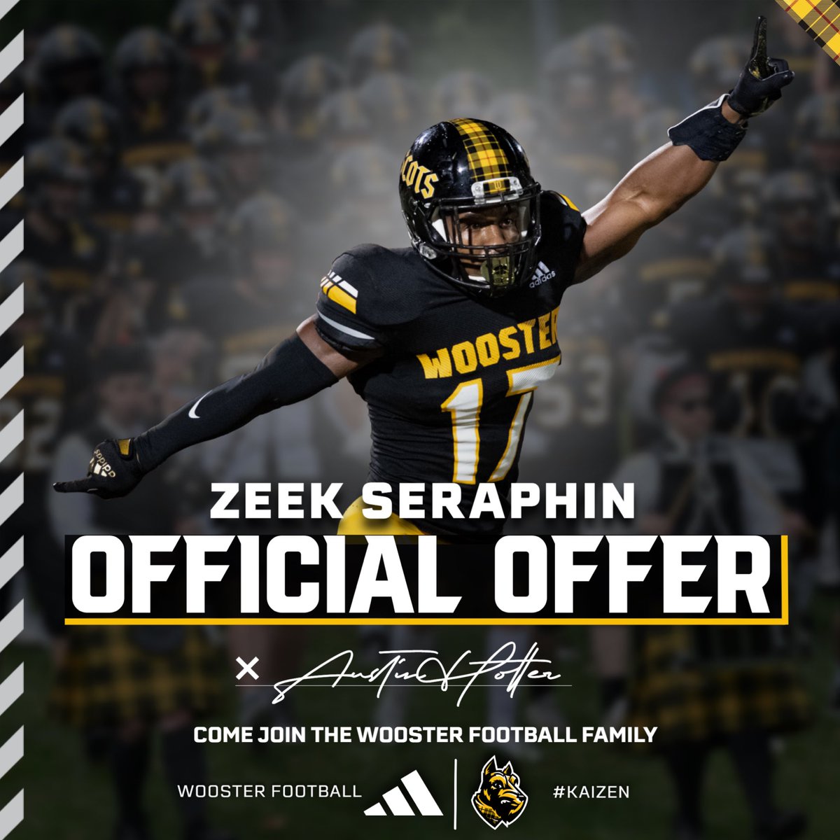 ZeekSeraphin's tweet image. After a great call with @CoachHolter I am blessed to receive an offer from Wooster College. @CoachKJarrett @WoosterFootball @EraPrep @Coach_Gonzo1357 @Coach_Sime81 @CoachTinsley_SC @DillonF_SC @najitobias @ESPNTop63