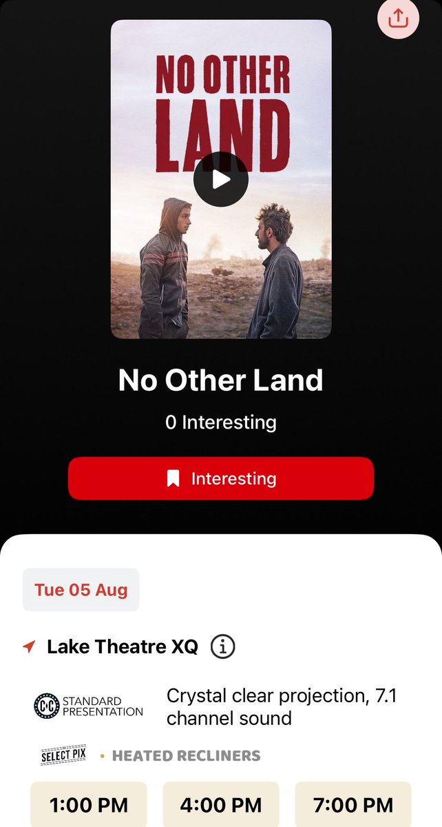 movieswithtarek's tweet image. You have more chances to see #NoOtherland
Three showings in Oak Park! Read my review at the link below and secure your tickets!
movieswithtarek.com/2025/05/12/no-…
@CriticsChicago @movieswithtarek #classiccinemas