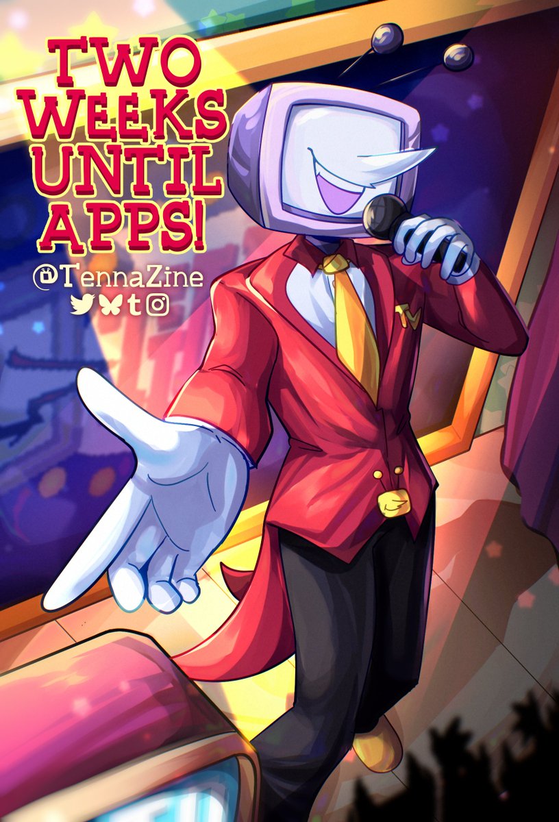 TennaZine's tweet image. ⭐️ OUR CARRD IS NOW LIVE! ⭐️
All info regarding TV TIME's schedule and guidelines is now available 📺✨
This also means that finally, contributor applications will officially be opening up on AUGUST 7th, so get ready for your audition!
🎨@miaou_ml
#Tenna #Deltarune