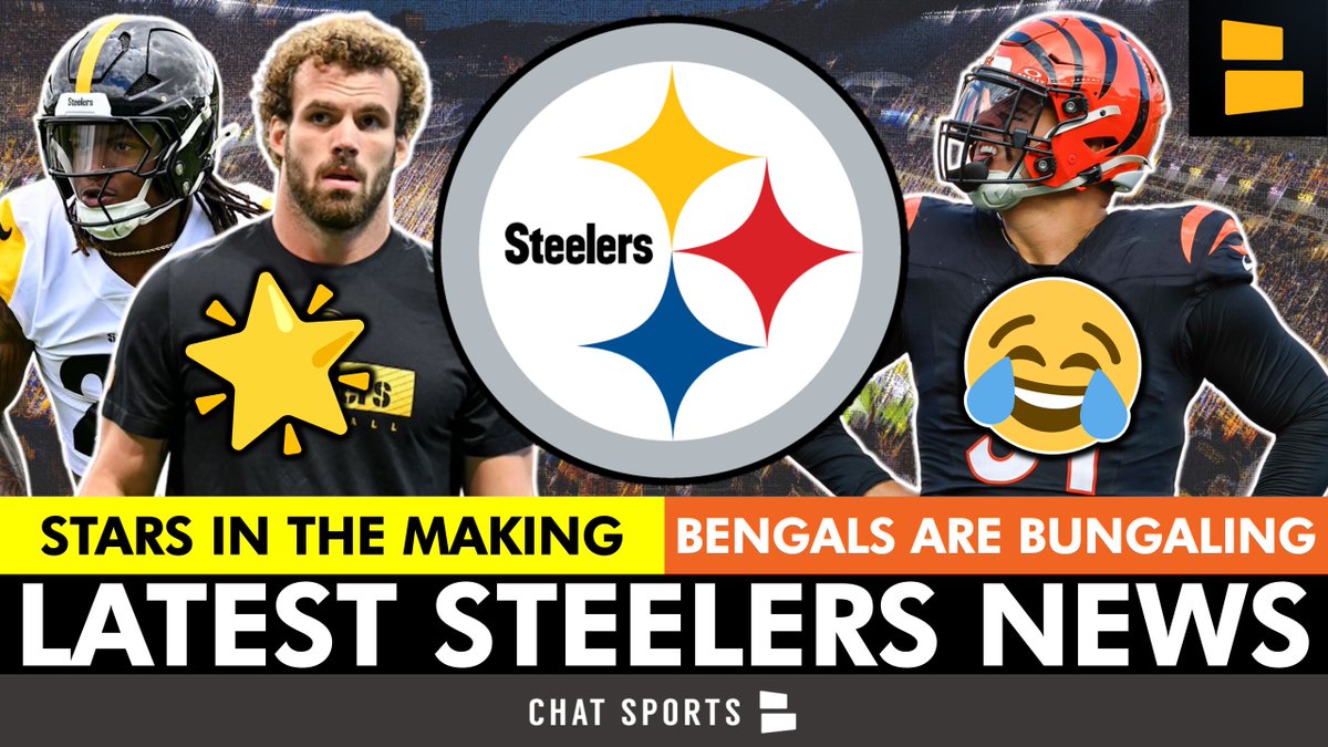 jack_sperry's tweet image. Today on Steelers Talk, I reveal 5 Steelers players I think could blossom into STAR PLAYERS this season 🌟
Plus, I break down the Trey Hendrickson & Shemar Stewart contact disputes currently plaguing the Bengals as camp opens 😂
Watch ➡️: youtube.com/watch?v=3BBN1c…
@Chatsports