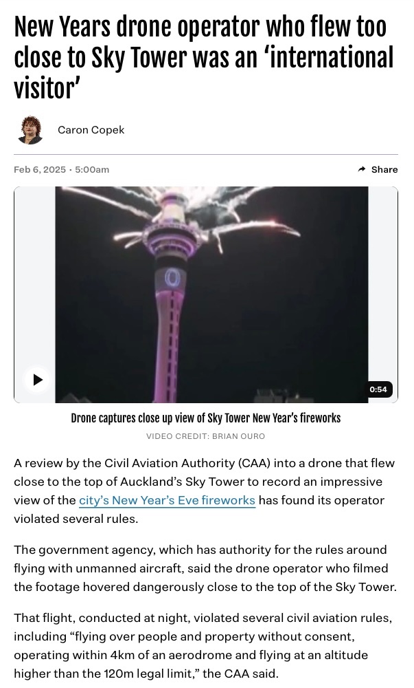 Suitandtie9999's tweet image. Beyond reckless and with zero consequences.
Why was a former employee of John Tamihere’s Waiparera Trust allowed to use a drone to film the hikio crossing the harbour bridge, despite having no prior clearances from police, @CivilAviationNZ @AklTransport or @nztamain
OIA…