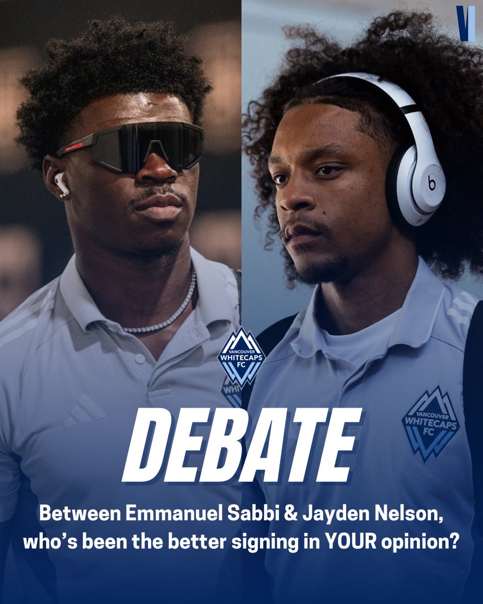 Van_Insider's tweet image. 🤔

Question for the ‘Caps fans, who’s been the better signing between Emmanuel Sabbi &amp;amp; Jayden Nelson in your opinion?

Would love to hear your reasons, drop them below ⬇️