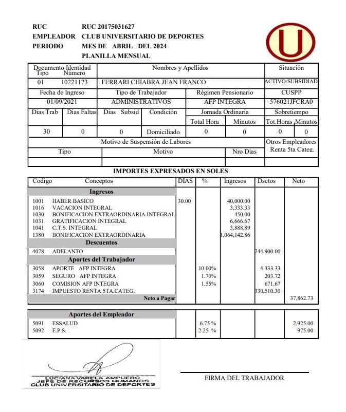 juanrostaing's tweet image. “MALVERSACIÓN DE FONDOS DE UNA ENTIDAD DEUDORA”
UNIVERSICABRO SE HUNDE EN LA MISERIA Y LAS DEUDAS PERO AUN ASÍ SU EX ADMINISTRADOR TEMPORAL SE CHAPÓ 1 MILLÓN DE SOLES.
SUNAT INTERVENDRÁ Y DESIGNARÁ AL MEJOR ADMINISTRADOR, NO AL QUE LOS CABROS QUIEREN, EL DROGADICTO IMPERATO.
