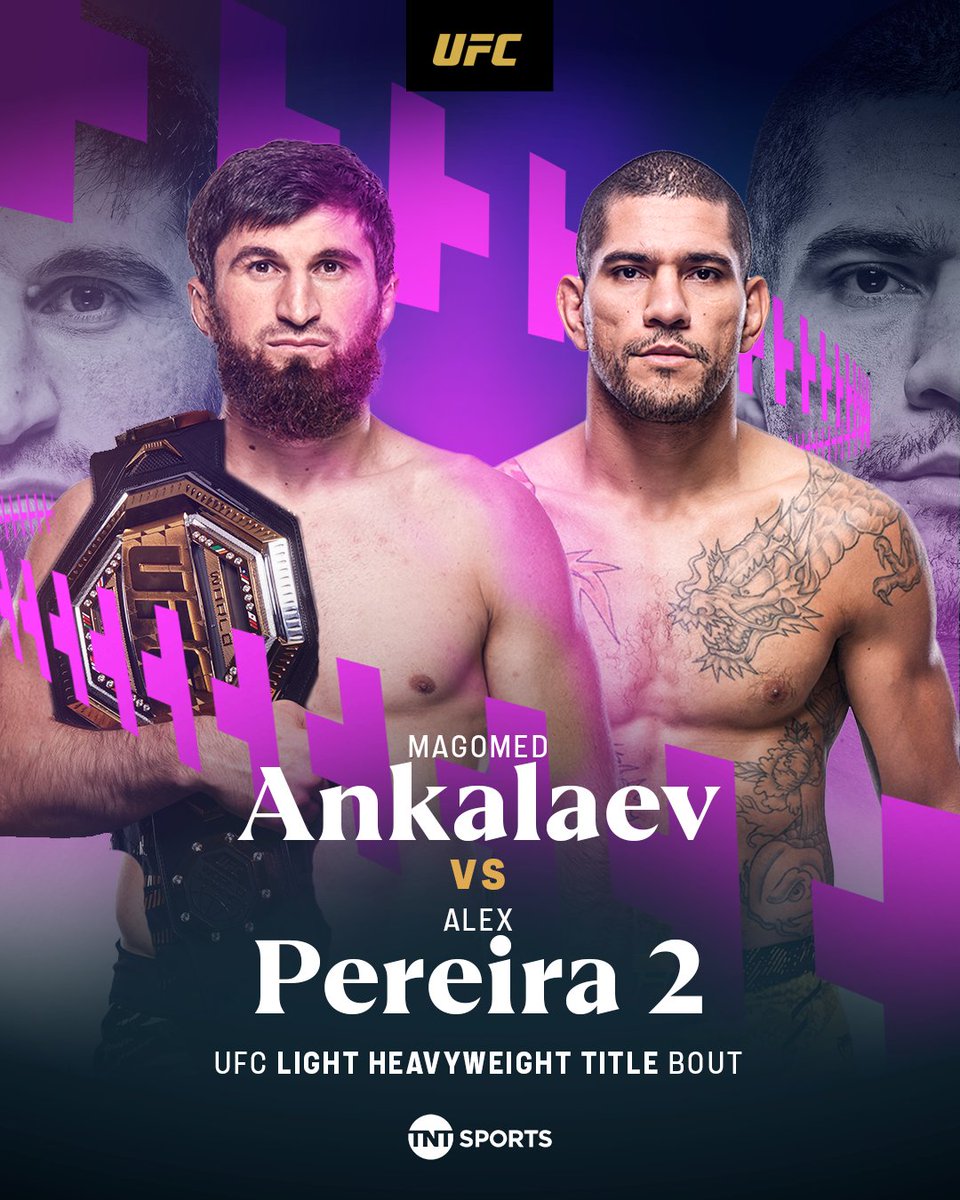 ufcontnt's tweet image. 🚨 FIGHT NEWS 🚨
The rematch is set between Magomed Ankalaev and Alex Pereira for the UFC Light Heavyweight title in Vegas 🏆
#UFC320 | Oct 4 | LIVE on TNT Sports and discovery+
