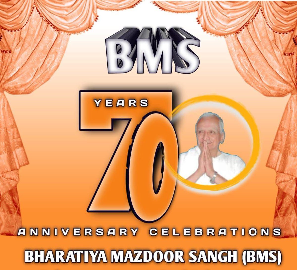 SVSSUBRAHM33636's tweet image. BMS was formed on 23.97.1955 in Bhopal and has now completed a Glorious journey of 70 years from a humble begining of a handful of karyakartas to now more than 1.4 crore karyakartas. We wish you all a happy Formation day.
@BmsCentral