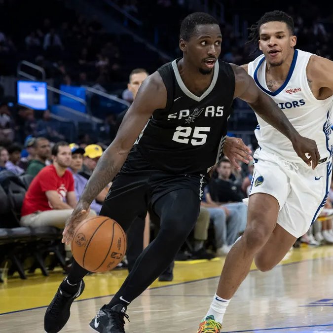 ClutchPoints's tweet image. David Jones-Garcia has agreed to sign a two-way deal with the San Antonio Spurs, per @ShamsCharania.