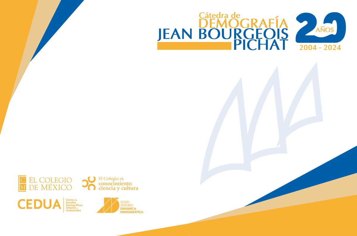 elcolmex's tweet image. ¡Conoce la Cátedra de #Demografía Jean Bourgeois Pichat mediante su recién renovado sitio web! catedrab-p.colmex.mx 👏
▫️ Esta iniciativa busca destacar la influencia de la rigurosa demografía francesa, cuyo enfoque permite responder preguntas esenciales del devenir de la…