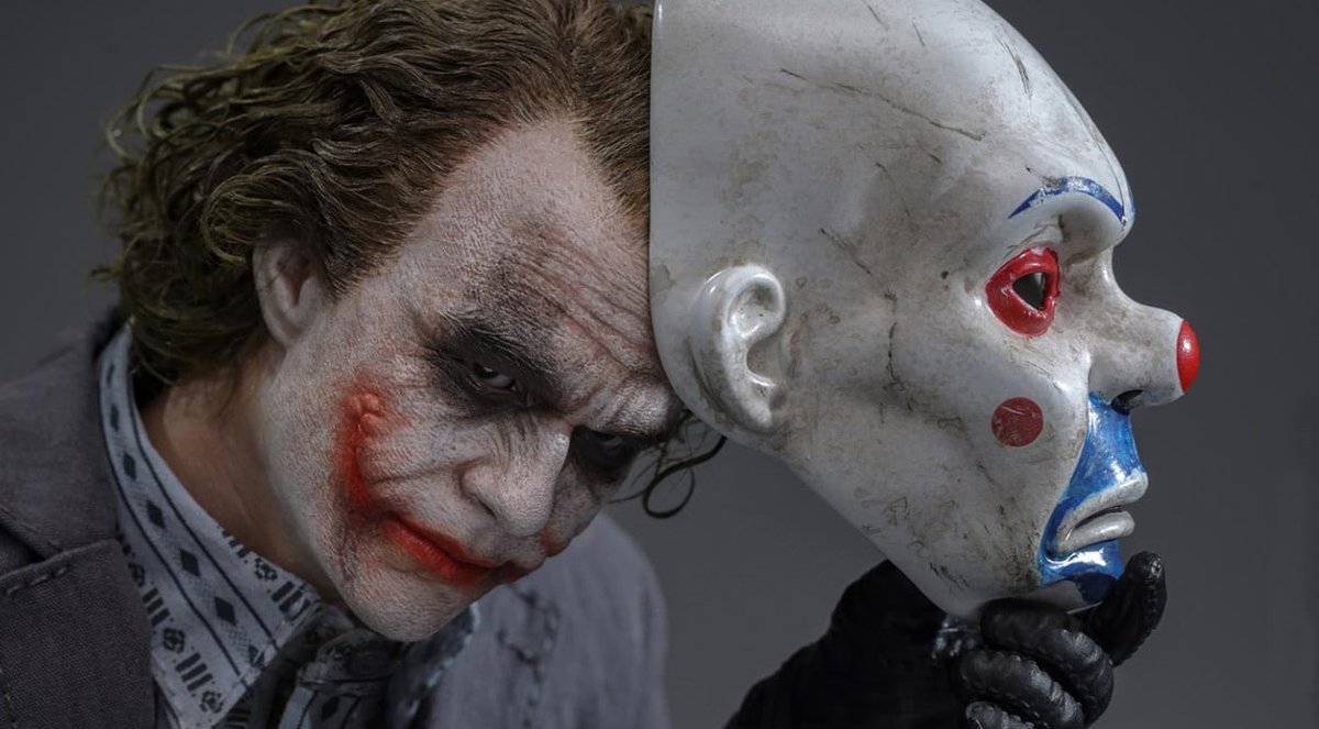 flickeringmyth's tweet image. The Joker (Bank Robber) The Dark Knight Artisan Edition figure revealed by Hot Toys flickeringmyth.com/the-joker-bank…