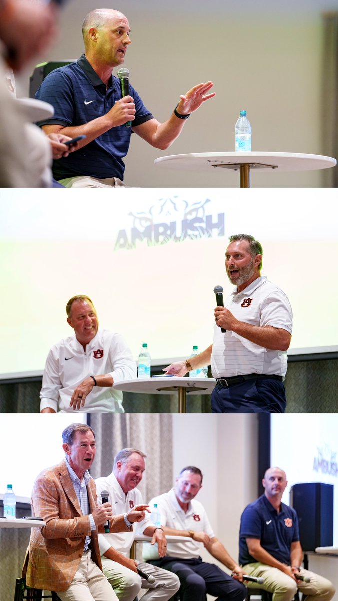 AuburnFootball's tweet image. Family, Football, Auburn. 🦅
Grateful to spend time with the Auburn Family at the 2025 Atlanta Ambush! 🧡