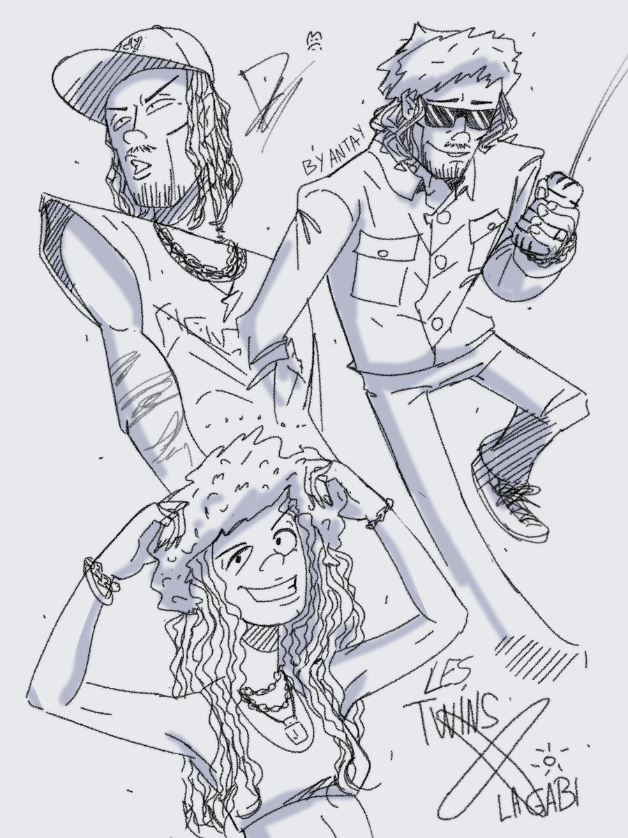 La Gabi x Les Twins = mi collab fav.

Fan de ellos desde antes de nacer los adoro xdio. Doodle que terminé en tiempo libre de la chamba, y porque hace rato que no dibujaba personas reales jajajska. 
#lestwins #lagabi #drawing #sketch #fanart
