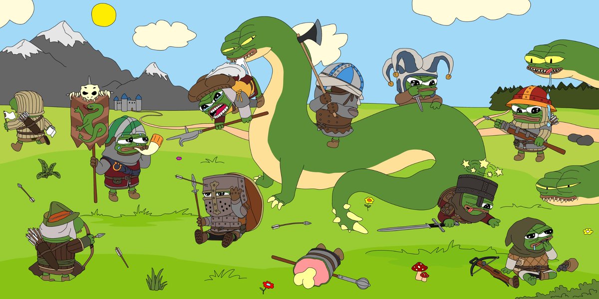 retardsgonnawin's tweet image. One thing that leapt out at me from the recent Murad / Pond Talk interview was the comparison of Memecoin Community raiding to raids from gaming.
Memecoin Communities could be seen as a game that people come together to play. With goals, environments trials, puzzles, enemies,…